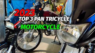 2023 TOP 3 PAN TRICYCLE MOTORCYCLE  BAJAJ HONDA OR SKYGO [upl. by Savinirs627]