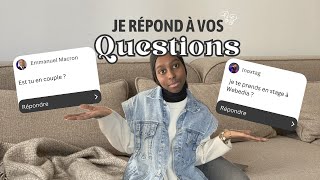 JE RÉPOND À VOS QUESTIONS…  FAQ [upl. by Gillespie]