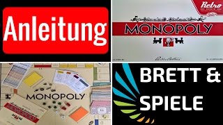 Monopoly Retro 1935  Brettspiel  Anleitung  Deutsch [upl. by Wesle]