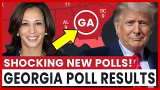 Georgia Poll Results Donald Trump vs Kamala Harris 2024 US Election [upl. by Adaner]