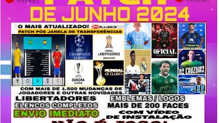 Ps3 pes 2018  Patch 2024 Junho Atualizado Mbappe [upl. by Nythsa]