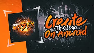 Create This Awesome Gaming Logo On Android  Gaming Logo Tutorial  Gaming Text Logo On Android [upl. by Camus]