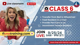 CNA Essentials Transfers Feeding amp Peri Care Live Class 🦽🍽️ [upl. by Svoboda425]