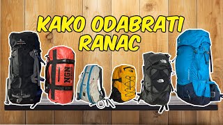 Kako izabrati ranac za hajking putovanje ili trčanje planinarenje backpack [upl. by Cullan147]