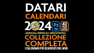 Creare Un Calendario Personalizzato con Photoshop [upl. by Yelehsa]