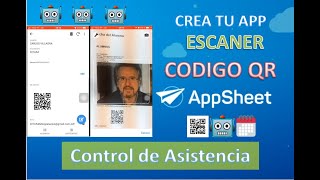 APP PARA TOMA DE ASISTENCIA CON QR Y GEOLOCALIZACION EN APP INVENTOR [upl. by Terbecki]