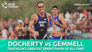 One of the greatest triathlon sprint finishes ever [upl. by Sito157]