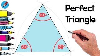 Perfect Precision Master the Art of Drawing an Equilateral Trianglequot [upl. by Oppen]