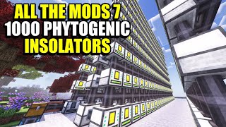 Ep100 1000 Phytogenic Insulators  Minecraft All The Mods 7 Modpack [upl. by Ilan676]