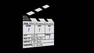 Apple Motion Project Free Template FilmVideo SlateClapperboardClapboard [upl. by Eelorac]