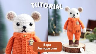 TUTOTIAL BEPO ONE PIECE AMIGURUMI  AMIGURUMIS DA VIT [upl. by Amend]