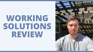 Working Solutions Review  Are You The Right Fit For This Sort Of Work [upl. by Tevis]