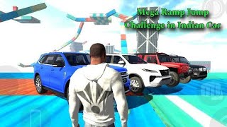 Indian SUVs ke sath mega ramp challenge in indian bike driving 3d game ibd3d [upl. by Akeme967]