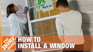 How to Install a Window  Window Removal amp Installation  The Home Depot [upl. by Brindell]