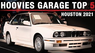 Hoovies Garage Top 5  2021 BarrettJackson Houston Auction  BARRETTJACKSON [upl. by Ynohta]