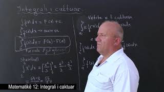 Matematikë 12  Integrali i caktuar [upl. by Maximilien]