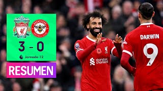 💪 El Liverpool vuelve al TOP de la mejor manera y con un gran Salah  Resumen 30 vs Bretnford [upl. by Yelrebmyk]