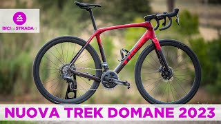 TEST  Nuova Trek Domane 2023 caratteristiche e sensazioni in sella [upl. by China]