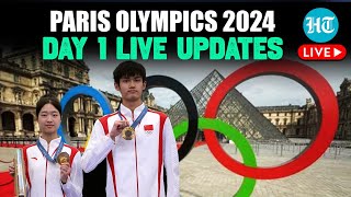 Paris Olympics 2024 LIVE China Wins First Gold In Shooting Updates On Swimming Hockey And More [upl. by Asirahc]