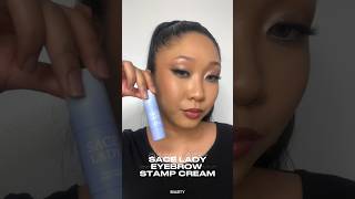 SACE LADY EYEBROW STAMP CREAM  sacelady eyebrowtutorial easyeyebrowtutorial makeupreview [upl. by Mcgraw946]