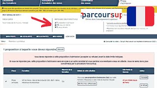 Comment ça marche réponse des écoles  Les résultats sur parcoursup date limite de réponse elibra [upl. by Havener]