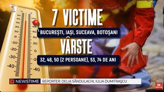 NEWSTIME 17072024  CODUL ROSU DE CANICULA FACE VICTIME [upl. by Clarise]