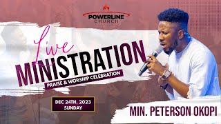 PETERSON OKOPIS LIVE MINISTRATION AT POWERLINE CHURCH  DECEMBER 24 2023 [upl. by Penland]