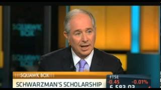 Steve Schwarzman discusses Tsinghua scholarship [upl. by Gatian97]