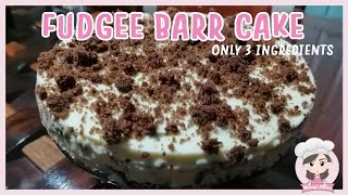 FUDGEE BARR CAKE  3 INGREDIENTS ONLY [upl. by Raamal]