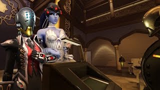 Widowmaker Falls for Zenyatta Overwatch [upl. by Aynot]