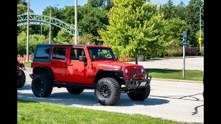 At tHe First Annual Willys Customs Jeep N Truck Show at Amerian Family Field [upl. by Noemad]