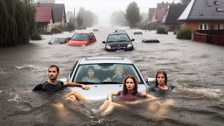 Déluge apocalyptique en Europe Inondation en Pologne Incendies au PortugalTyphon en Chine [upl. by Jana510]