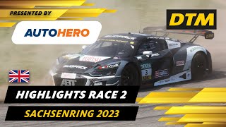 First lap chaos 😲  DTM Sachsenring Highlights presented by Autohero  DTM 2023 [upl. by Ashien]