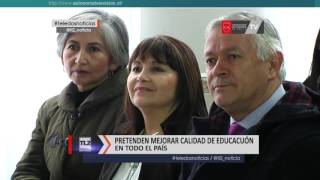 En sector Santa Rosa de Temuco lanzan sistema de calidad en educación en al Araucanía [upl. by Ahsienod]