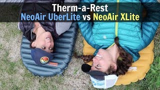 ThermaRest NeoAir UberLite vs NeoAir XLite [upl. by Edecrem]