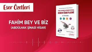 Fahim Bey ve Biz Abdülhak Şinasi Hisar [upl. by Ralyat]