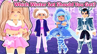 Which Winter Christmas Set Should You Get Royale High Glitterfrost Update Part 1 [upl. by Kowatch850]