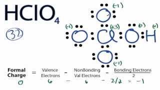 HClO4 Lewis Structure How to Draw the Lewis Structure for HClO4 [upl. by Margaretha300]