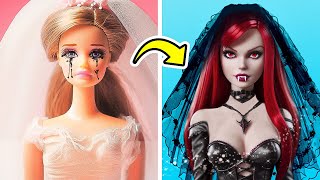 BARBIE MISÉRABLE ET PAUVRE SE TRANSFORME EN MARIÉE VAMPIRE 👰 ASTUCES ET CONSEILS DE MÉTAMORPHOSE [upl. by Eedna]