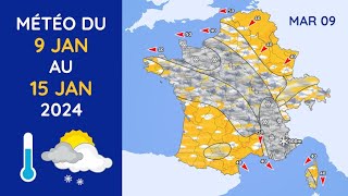 Météo du Mardi 9 au Lundi 15 Janvier 2024 [upl. by Vel]