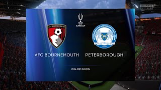 Bournemouth Reserve vs Peterborough United U21 22082023 Professional Development League FIFA 23 [upl. by Aidnac]