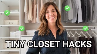 5 Genius Small Closet Organization Hacks For Bigger Storage Neat Home Tips [upl. by Etterb]