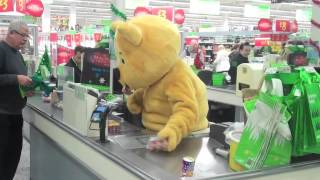 Children in Need Asda Morley A day in the life of Pudsey Bear [upl. by Melliw137]