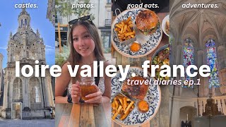 france travel vlog loire valley french food touring castles sleeping in a cave amp more [upl. by Kendell511]