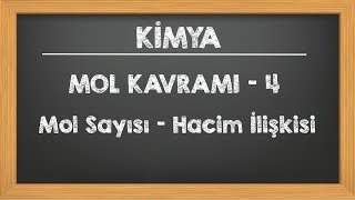 Mol Sayısı Hacim İlişkisi 10Sınıf TYT AYT YKS Kimya [upl. by Ferdinana]