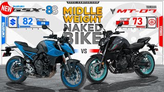 2023 Suzuki GSX8S vs Yamaha MT07 ┃Is the New GSX Superior to MT07 [upl. by Anetsirhc]