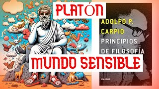 Platón  mundo sensible  quotPrincipios de Filosofía Adolfo Carpioquot [upl. by Lekym]