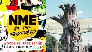 Glastonbury 2024 Check out the new Tree Stage at Woodsies [upl. by Inohs]