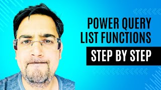 Power query list functions Easy understanding  03 [upl. by Nehtanhoj]