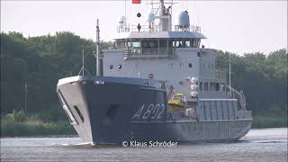 A 802 Snellius Königlich Niederländische Marine im NOK [upl. by Akimat]